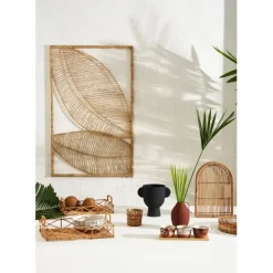 Fabrique de Styles Déco murale feuilles le en jute - floraly* Déco À Suspendre Et Adhésive