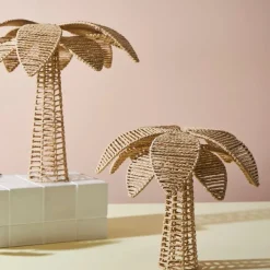 Fabrique de Styles Déco petit palmier en corde et fer h35cm - Palma* Petits Objets Déco