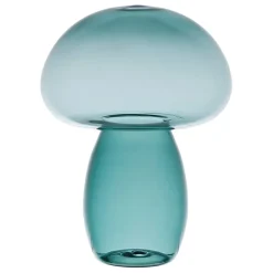 Fabrique de Styles Décoration champignon en verre émeraude H15,5cm - Dilacia* Petits Objets Déco