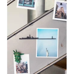 Fabrique de Styles Décoration murale ligne en acier NYC L50cm* Déco À Suspendre Et Adhésive