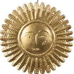 Fabrique de Styles Deco murale en laiton 20x20xh1.5cm - Tropic-Et* Déco À Suspendre Et Adhésive