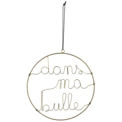 Fabrique de Styles Deco suspension bulle metal dore d25* Déco À Suspendre Et Adhésive