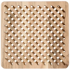 Fabrique de Styles Dessous de plat carré bois natutel - dalbert* Accessoires De Table