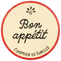 Fabrique de Styles Dessous de plat en fonte "Bon appétit" et rouge d25cm* Accessoires De Table