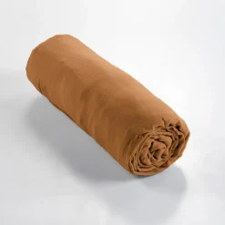 Fabrique de Styles Drap housse en gaze de coton 140x190cm - Gaia* Draps Housses