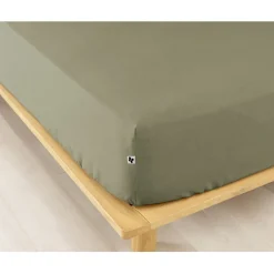 Fabrique de Styles Drap housse en flanelle romarin 180x200cm - Candice* Draps Housses