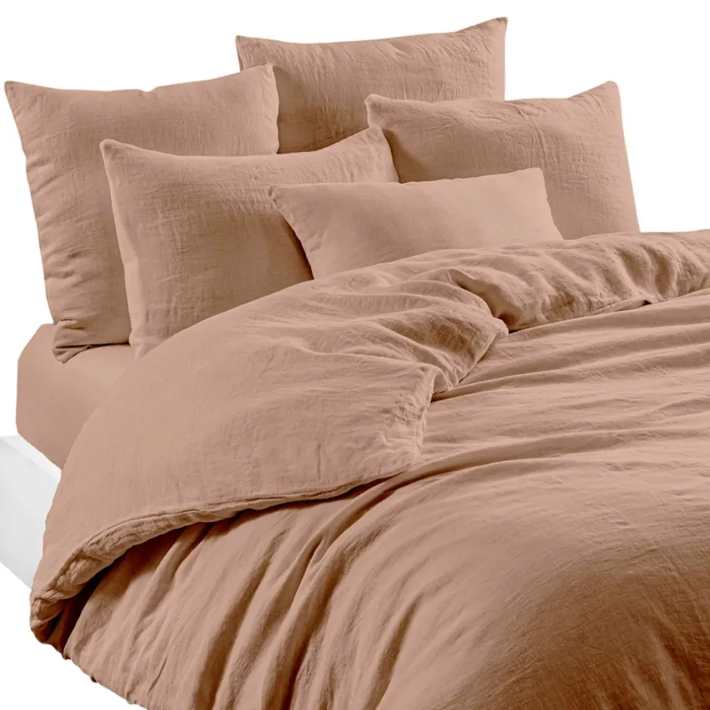 Fabrique de Styles Drap housse en lin et coton 160x200cm - Limy* Draps Housses