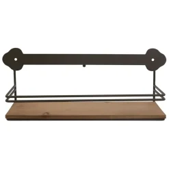 Fabrique de Styles Etagère murale en fer brun - Maison De Famille* Étagères Murales