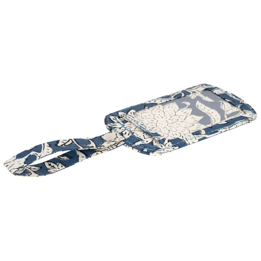 Fabrique de Styles Etiquette bagage en coton - Flaura* Voyage Et Exploration