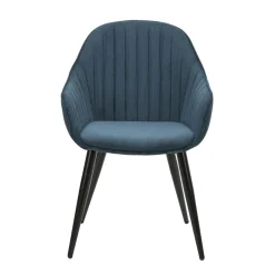 Fabrique de Styles Fauteuil de salle à manger en velours côtelé - Ben* Chaises