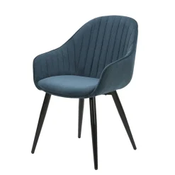 Fabrique de Styles Fauteuil de salle à manger en velours côtelé - Ben* Chaises