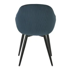 Fabrique de Styles Fauteuil de salle à manger en velours côtelé - Ben* Chaises