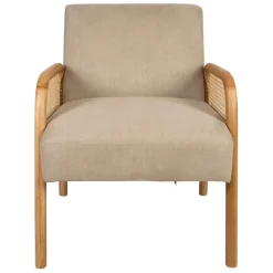 Fabrique de Styles Fauteuil en tissu et hévéa - Firmin* Fauteuils