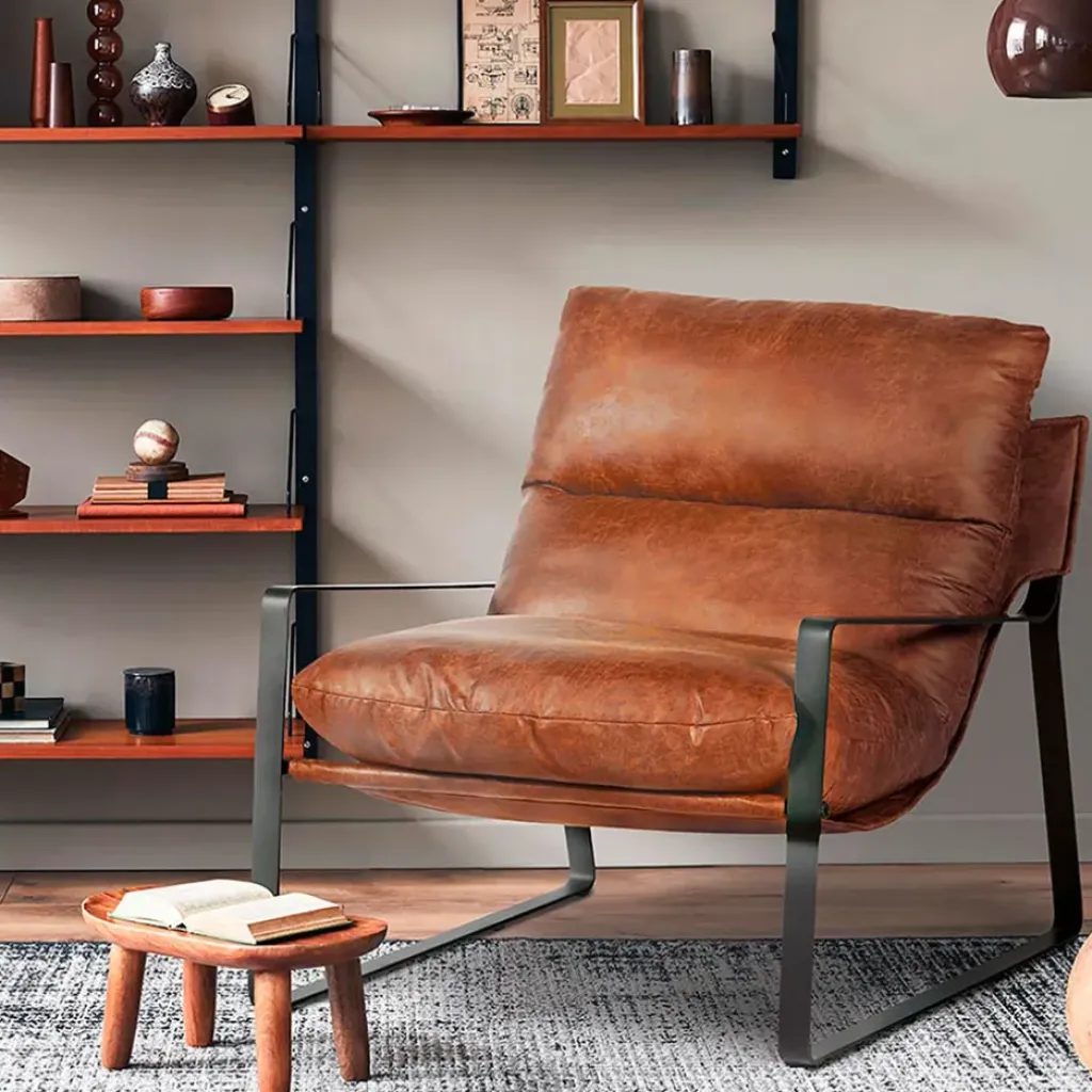 Fabrique de Styles Fauteuil en tissu imitation cuir - Torsten* Fauteuils