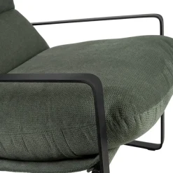 Fabrique de Styles Fauteuil en tissu et fer noir - Torsten* Fauteuils