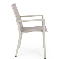 Fabrique de Styles Fauteuil extérieur en aluminium - Konnor*Enfant Chaises, Fauteuils|Jardin