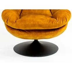 Fabrique de Styles Fauteuil pivotant en velours - Topi* Fauteuils