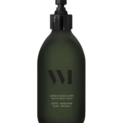 Fabrique de Styles Flacon en verre Crème mains & corps cèdre - mandarine 290ml* Soins Des Mains Et Des Pieds