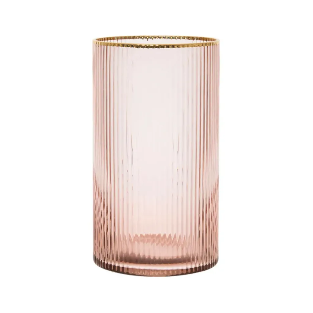 Fabrique de Styles Gobelet en verre figue et doré 55cl - Funny* Verres À Eau Et Gobelets