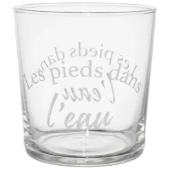 Fabrique de Styles Gobelet pieds dans l'eau en verre 36cl - Bodega* Verres À Eau Et Gobelets