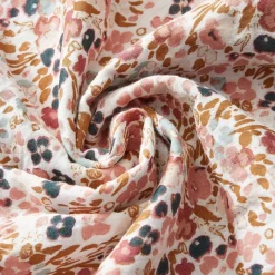 Fabrique de Styles Housse de couette en gaze de coton imprimée pampa 260x240cm - Capucine* Housses De Couette