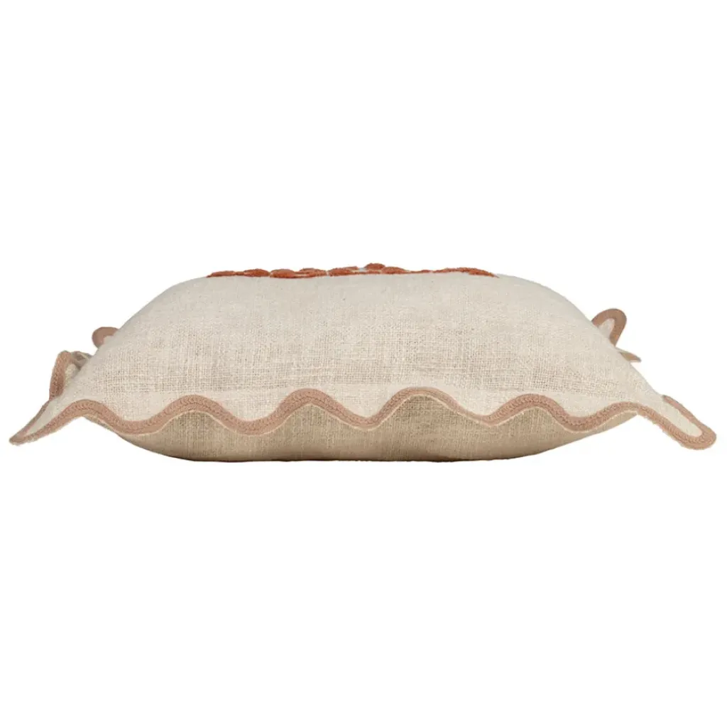 Fabrique de Styles Housse de coussin brodée hola Bella en coton 45x45cm - Lumi* Coussins Et Housses