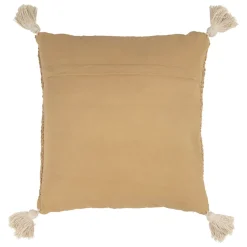 Fabrique de Styles Housse de coussin Crabe en corde et jute naturel blanc 45x45cm - Eté A La Mer* Coussins Et Housses