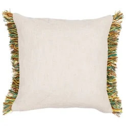 Fabrique de Styles Housse de coussin en coton et jute et écru 45x45cm - Patchuca* Coussins Et Housses