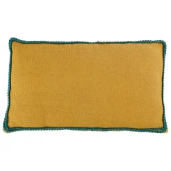 Fabrique de Styles Housse de coussin en coton et emeraude 50x30cm - Seguia* Coussins Et Housses