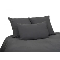 Fabrique de Styles Housse de coussin en lin granit 55x110cm - Viti* Coussins Et Housses