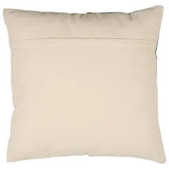 Fabrique de Styles Housse de coussin en velours coton émeraude et écru 45x45cm - Neo* Coussins Et Housses