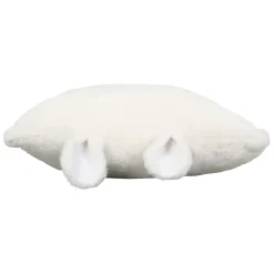 Fabrique de Styles Housse de coussin ourson en velours écru 45x45cm - Songes*Enfant Déco