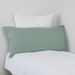 Fabrique de Styles Housse de coussin viti ii celadon 55x110cm 100% lin lavé* Coussins Et Housses