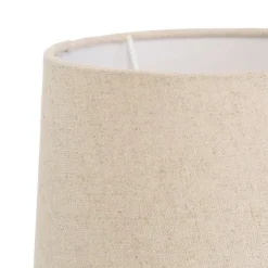 Fabrique de Styles Lampe en porcelaine et lin h33cm - visionnary* Lampes À Poser