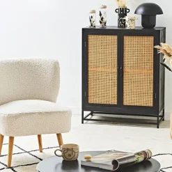 Fabrique de Styles Lampe champignon fer h25cm ambiance - Champart* Lampes À Poser