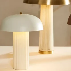 Fabrique de Styles Lampe champignon vintage en fer h38cm - Arty* Lampes À Poser