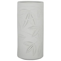 Fabrique de Styles Lampe cylindre en porcelaine h24cm - palmea* Lampes À Poser