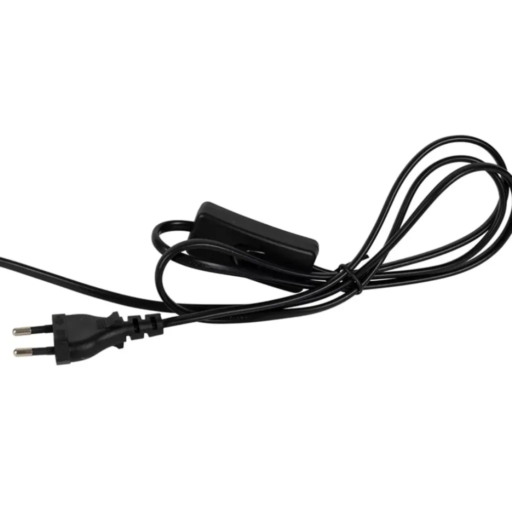 Fabrique de Styles Lampe en bois d'hévéa et coton naturel et h24cm - Filen* Lampes À Poser