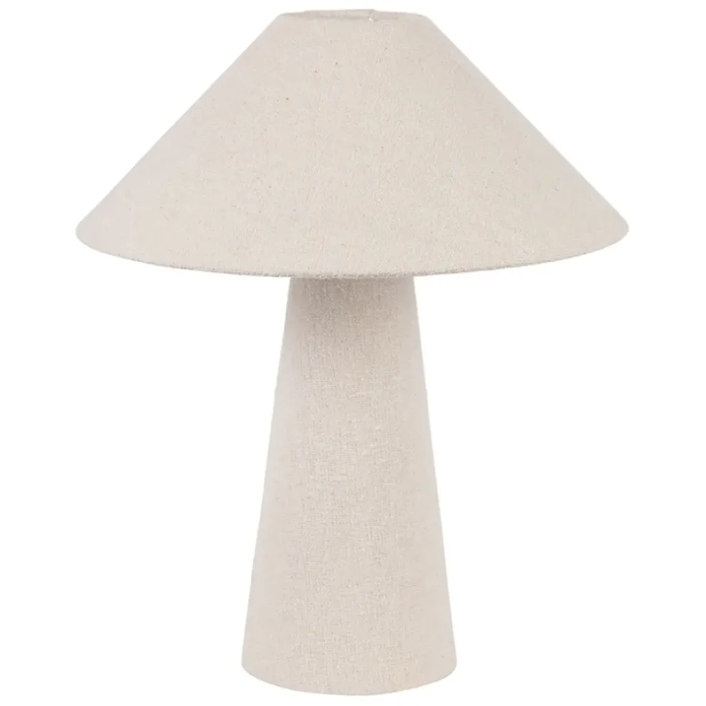 Fabrique de Styles Lampe en coton et fer h46cm - Calypsa* Lampes À Poser