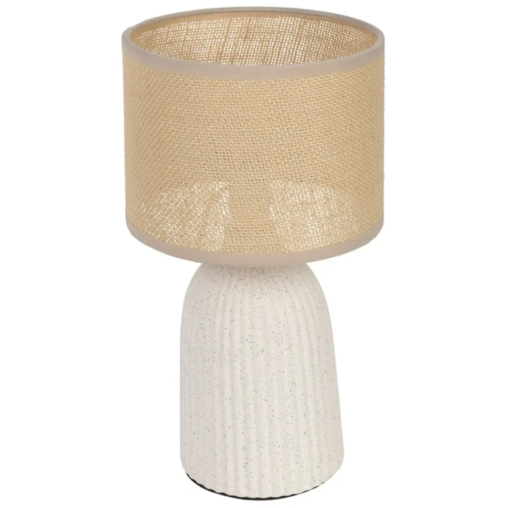 Fabrique de Styles Lampe en céramique écru h28cm - Essencia* Lampes À Poser