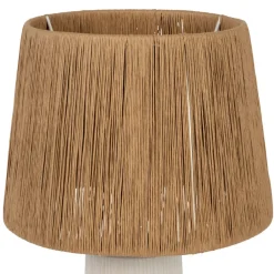 Fabrique de Styles Lampe en céramique écru h48cm - Lignes* Lampes À Poser