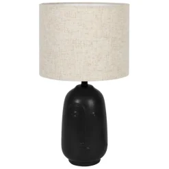 Fabrique de Styles Lampe en céramique et coton h41cm - Figura* Lampes À Poser