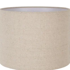 Fabrique de Styles Lampe en céramique émeraude et lin h40cm - Verda* Lampes À Poser