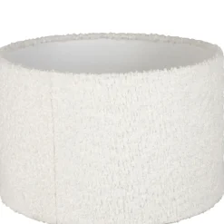 Fabrique de Styles Lampe en céramique noir et coton ecru h41cm - Organic* Lampes À Poser