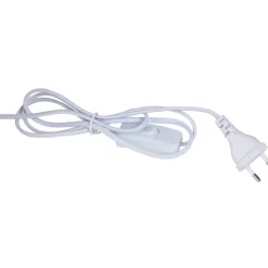 Fabrique de Styles Lampe en céramique rayée et blanc h27cm - Medi* Lampes À Poser