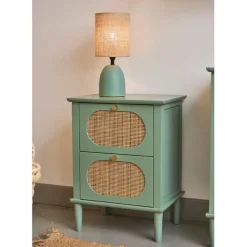 Fabrique de Styles Lampe en céramique et lin naturel - Jadea* Lampes À Poser