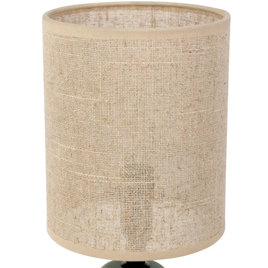Fabrique de Styles Lampe en céramique et lin naturel - Jadea* Lampes À Poser