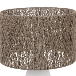 Fabrique de Styles Lampe en fer et jute h41cm - Quintao* Lampes À Poser