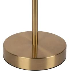 Fabrique de Styles Lampe en fer et verre doré et blanc h37.5cm - Ardecor* Lampes À Poser