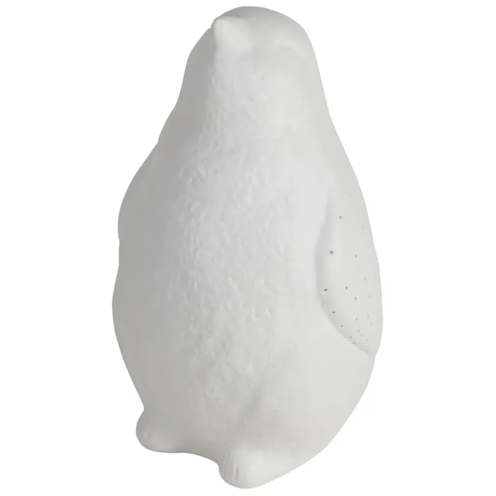 Fabrique de Styles Lampe en porcelaine h25.5cm - Pingouin* Lampes À Poser
